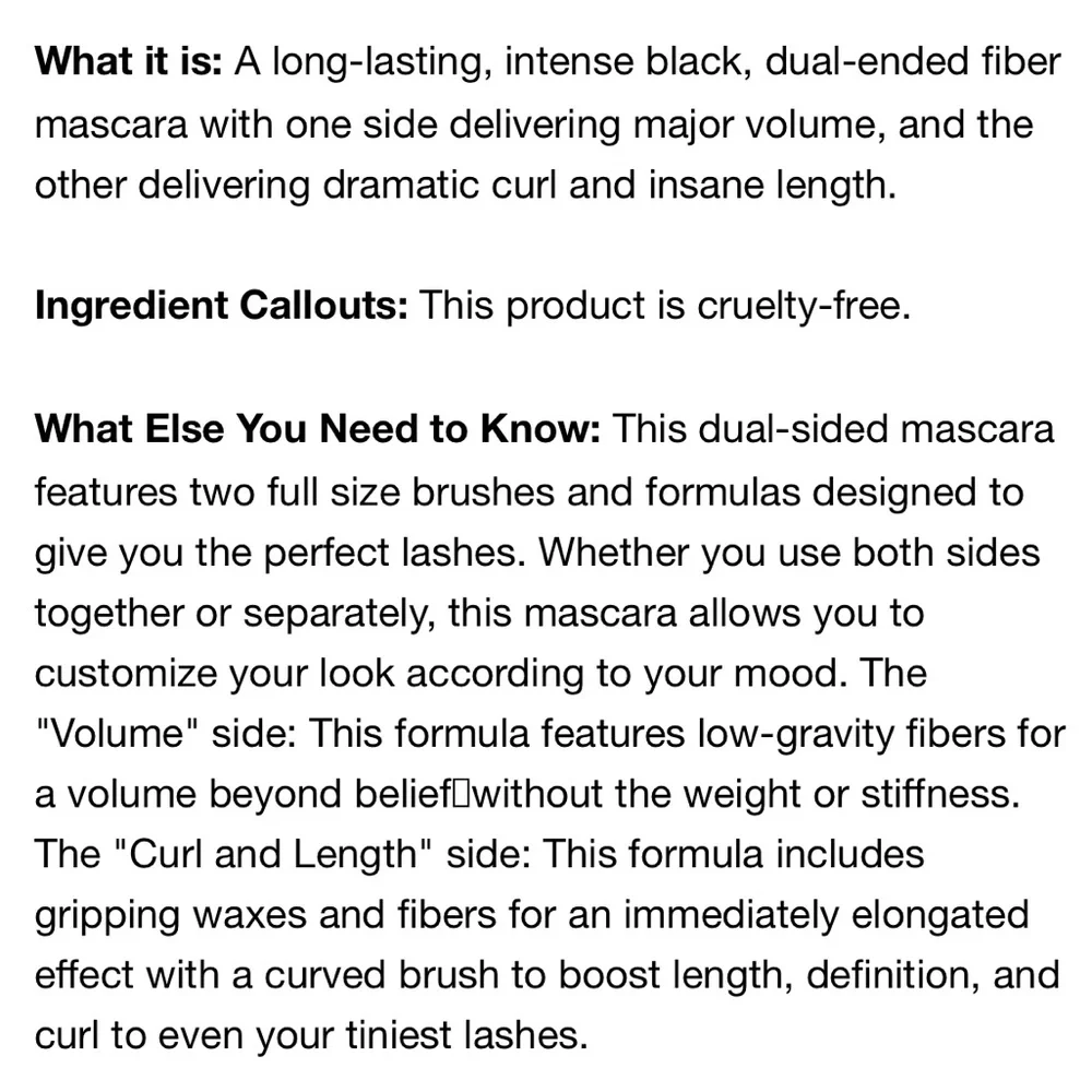 HUDA Beauty Legit Lashes 2-in-1 Mascara